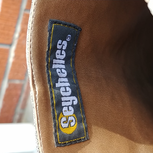 Distressed grey vintage leather boots 6.5 - Picture 11 of 14